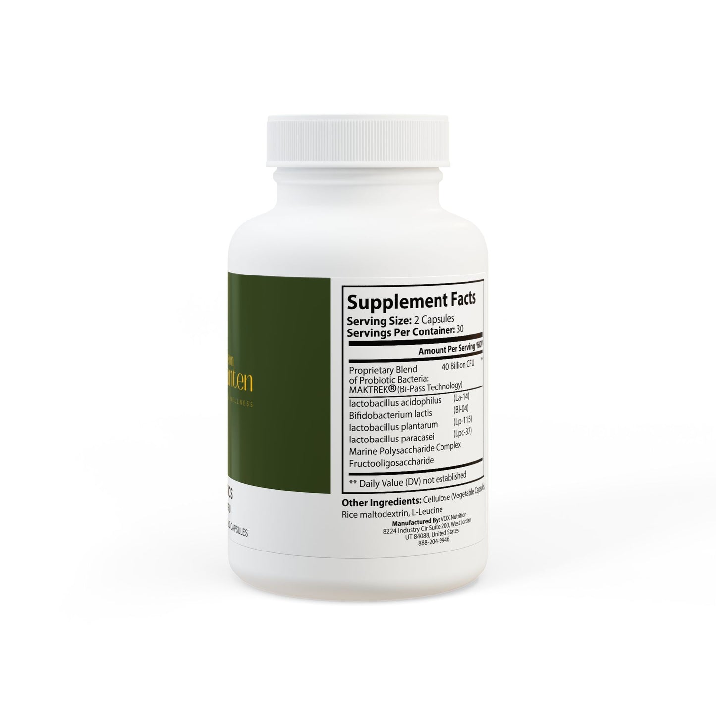 FloraCore Probiotic Complex (60 Capsules)