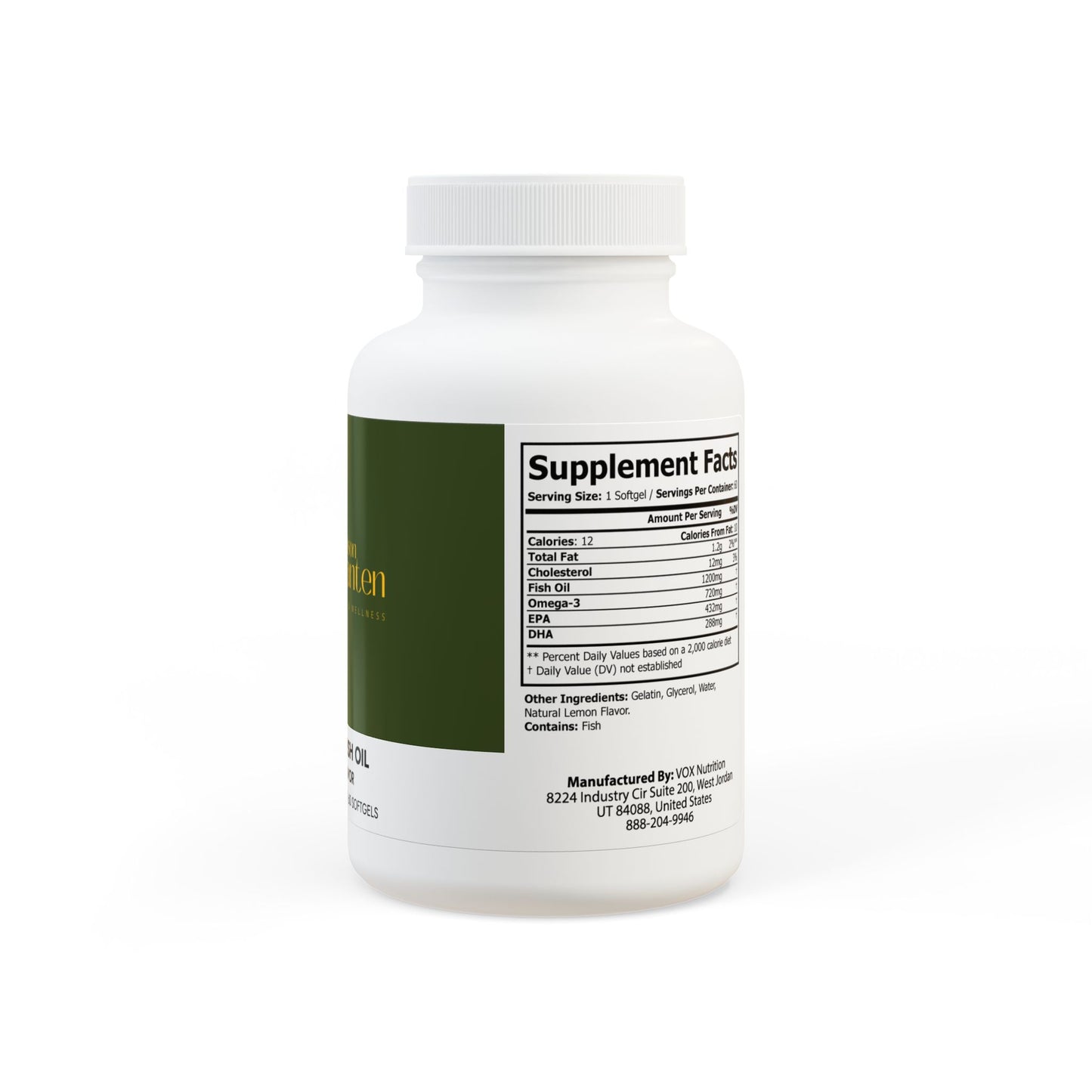 AquaVital Omega-3 Complex (60 Softgels)